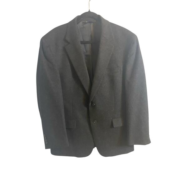 Jos. A. Bank Other - Jos A Bank Blazer Mens 42R Wool Black Suit Jacket Two Button EUC Pockets
